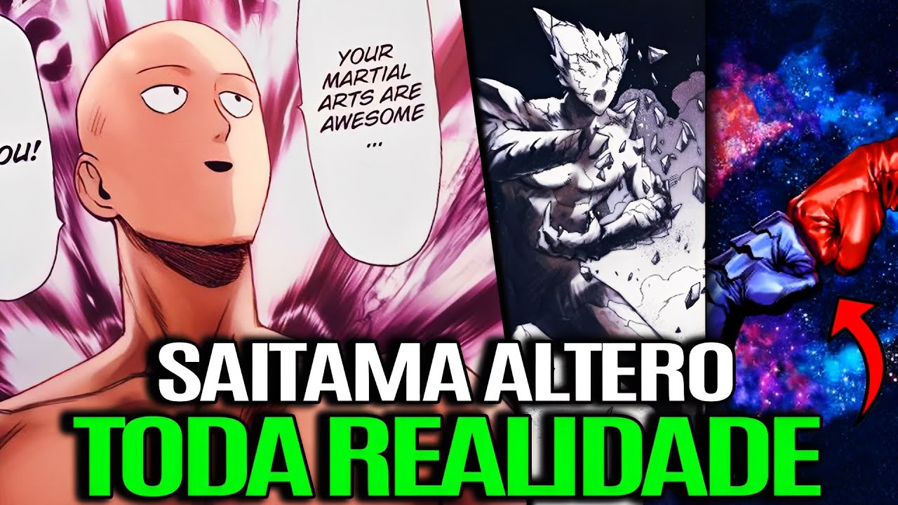 SAITAMA SÉRIO vs GAROU CÓSMICO FINAL! One Punch Man - Capítulo 168