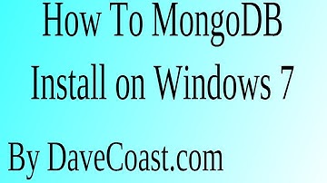 How to MongoDB - Install on Windows 7 - HD Video Tutorial