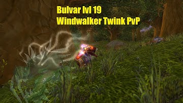 Bulvar lvl 19 Windwalker Monk Twink PvP WoW Warlords of Draenor 6.2.3