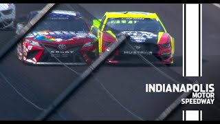 Watch: Kyle Busch doors Blaney early in Indy | NASCAR Cup Series