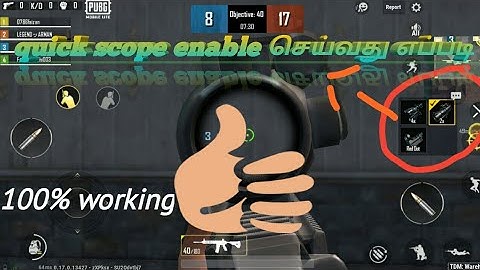 How to add quick scope + fpp mode in pubg lite tamil / fof