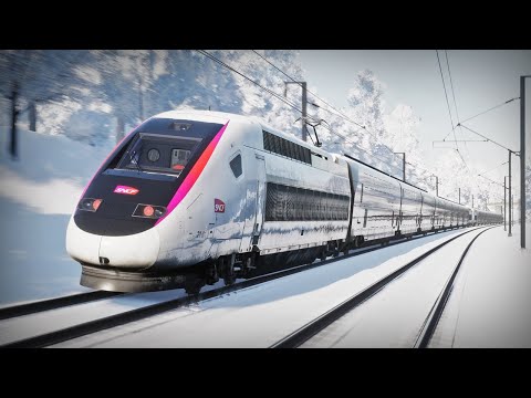 Мчусь навстречу Новому году на скоростном поезде TGV в Train Sim World 2: LGV Méditerranée