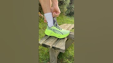 Lacing up the ‘Fizzy Apple’ PUMA MagMax 🍏 46mm of NITRO foam means comfort like no other ☁️🌐