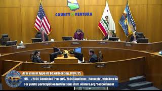 Assessment Appeals Board Meeting - August 4, 2025
