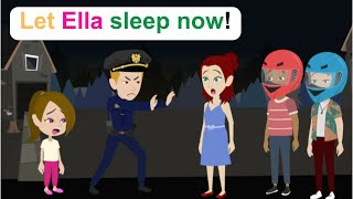 Ella wants to sleep - Simple English Story - Ella English