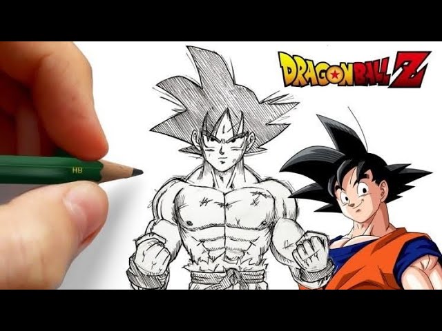 dessin dragon ball z: goku