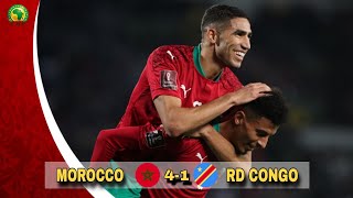 المغرب  الكونغو  41 تأهل كأس العالم 2022 مباراة نارية  جنون المعلق مشاري القرني جودة عالية 1080