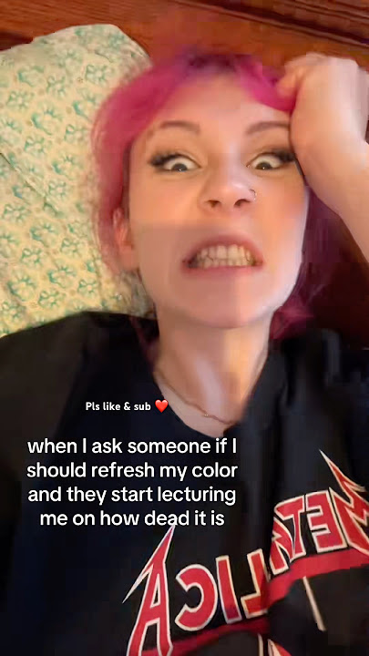 happened at work like three times 💔 #pinkhair #hairdye #alt ohhryeon