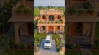 “From Empty Village Land to Dream Luxury Farmhouse 🏡🔥 #dreamhouse #shorts