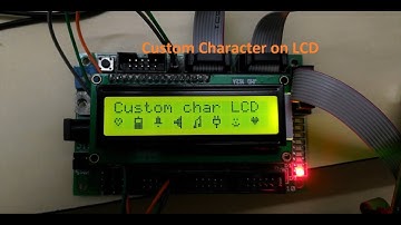 Custom Char on LCD 16x2