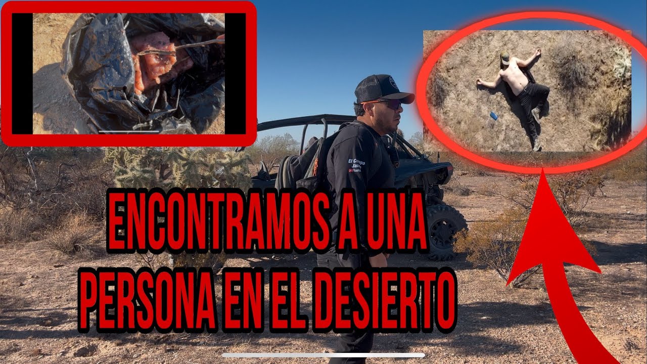 Encontramos a una persona en el desierto