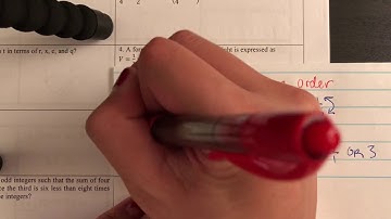 Math 1 - Unit 2 Test Review: Equations