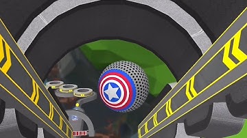 Rolling Ball Sky Escape - All Levels Ball Gameplay Android, iOS ( Level 69 - 70 )