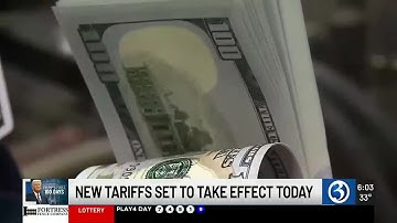 VIDEO: New tariffs set to take effect today