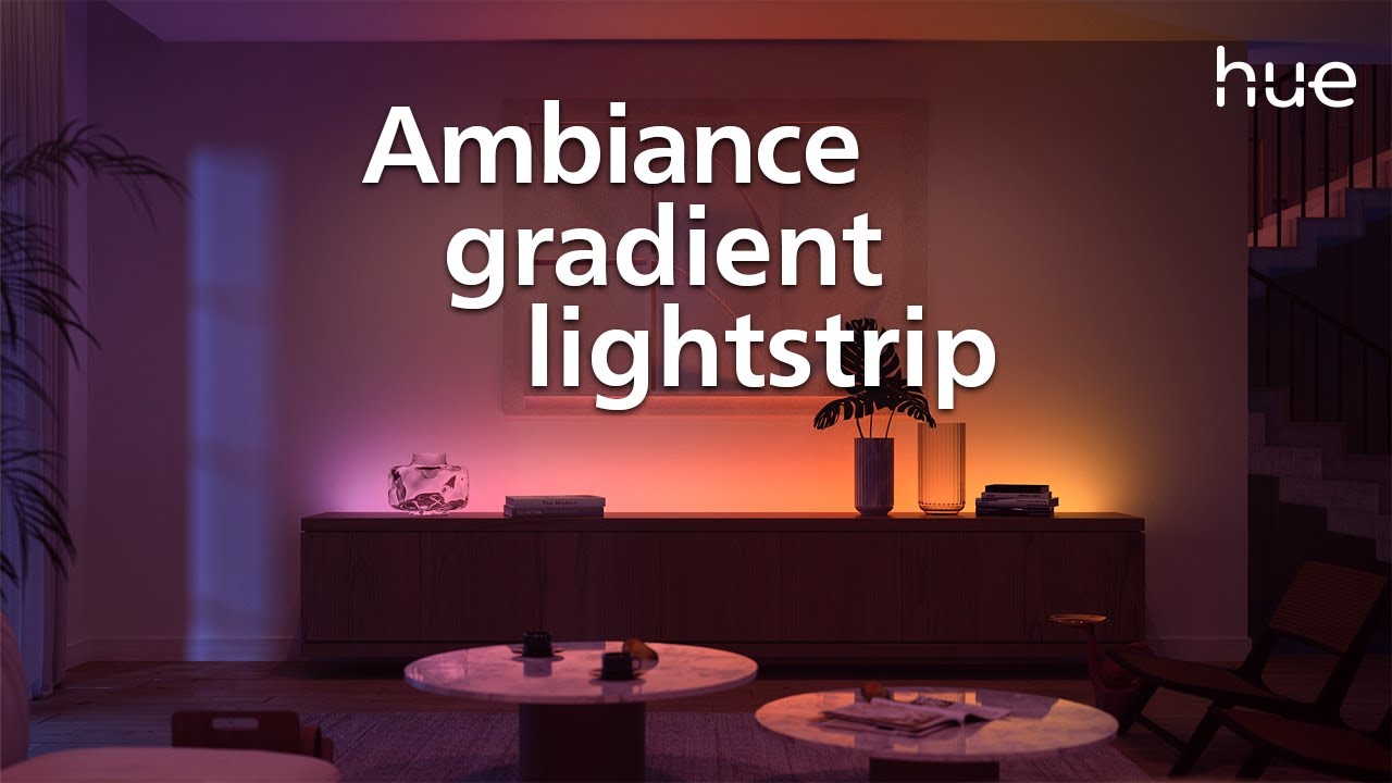 Punt soep explosie Get to know the ambiance gradient lightstrip - YouTube