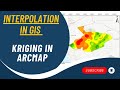 Kriging in GIS  Advanced Spatial Interpolation Ex