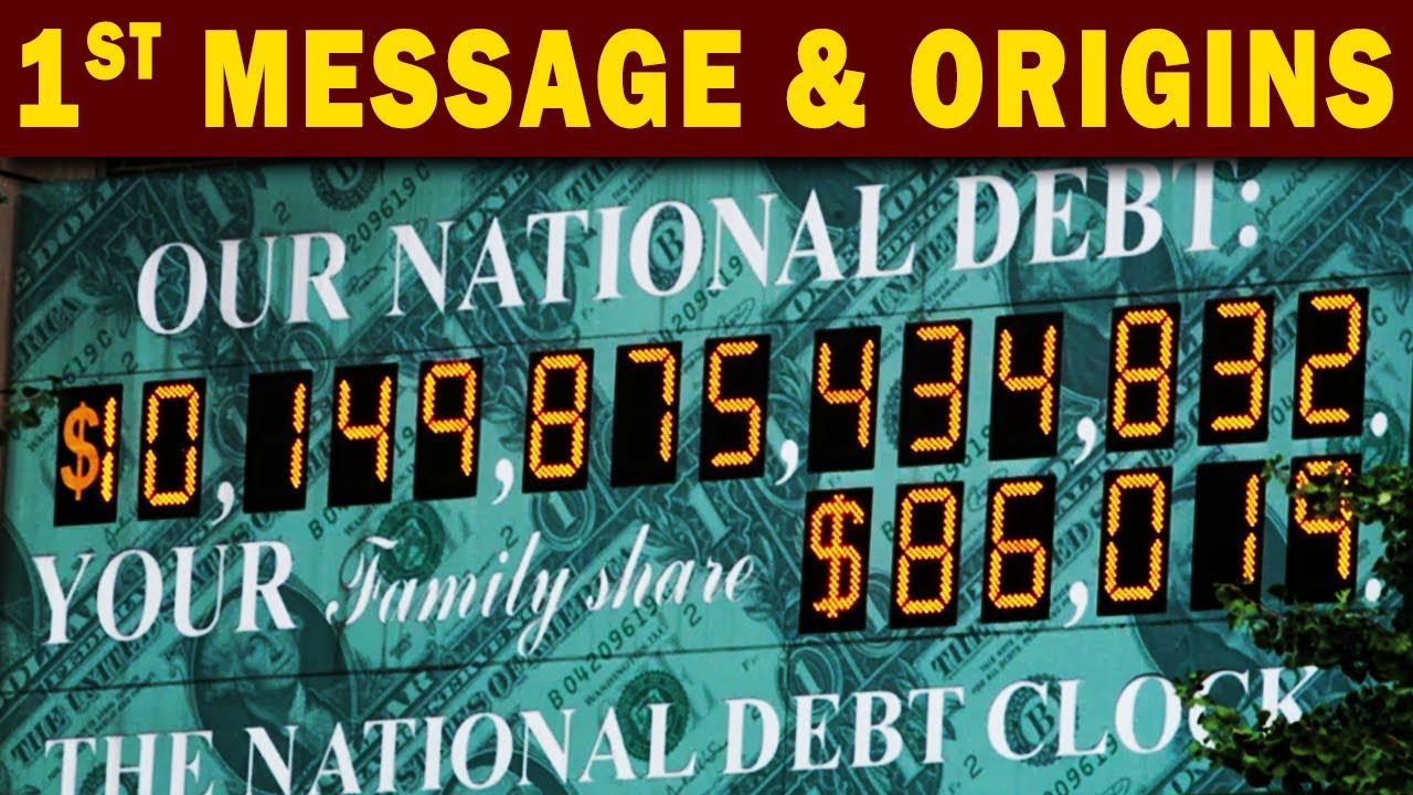 Debt Clock Secret Revealed! The First Message & Debt Clock Origins