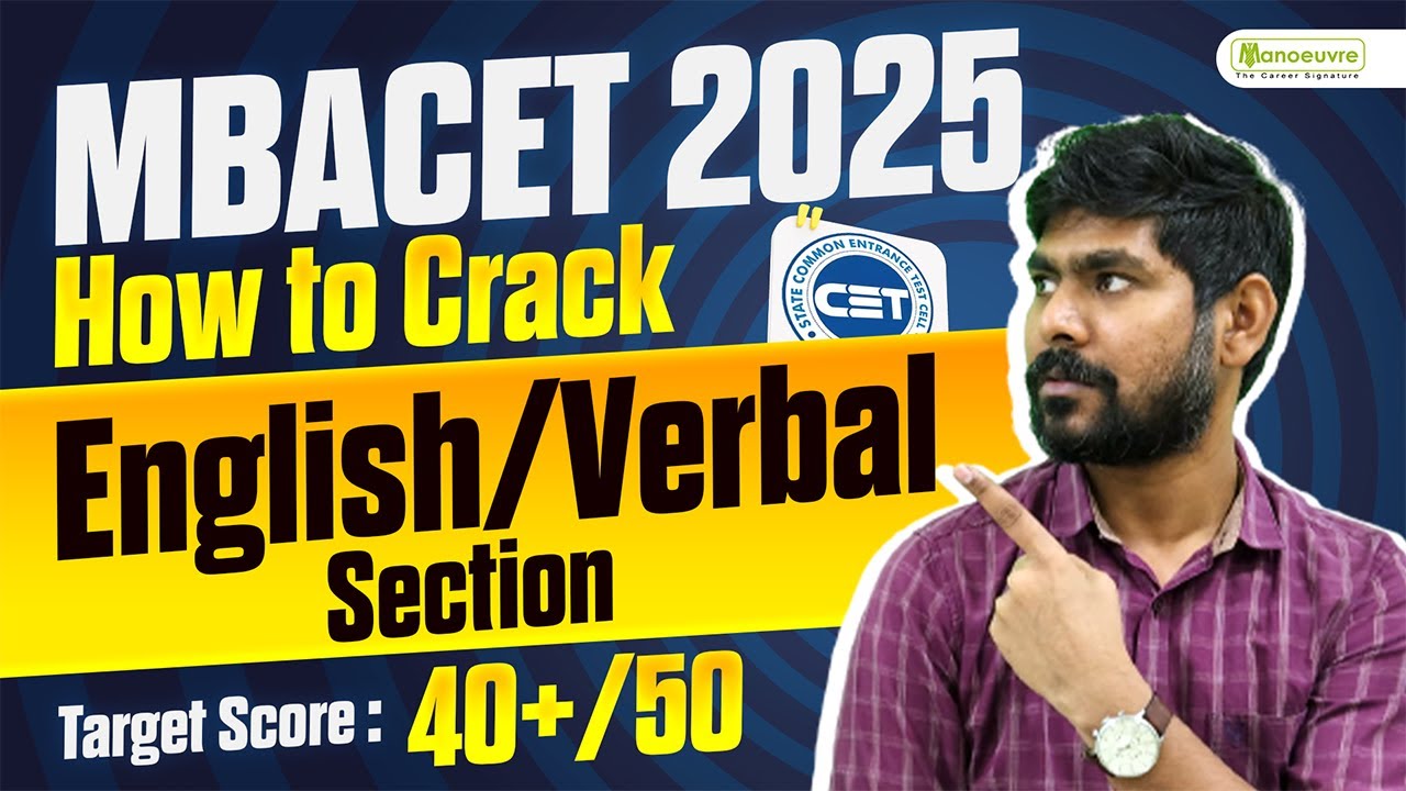 MAH MBACET 2025: How To Crack English Section?  Complete Preparation Strategy & Tips