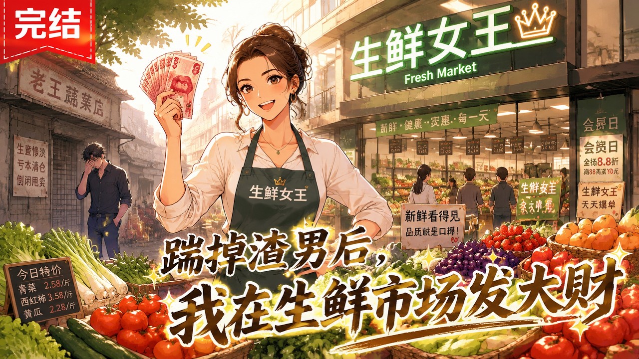 踹掉渣男，我在生鮮市場逆襲成女王
