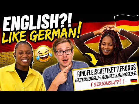 If English Was Like German… We Couldn’t Stop Laughing! 😂🇩🇪