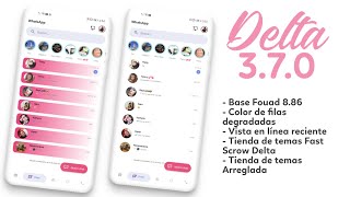 😎Whatsapp Delta, Emojis Nuevos, Filas Degradadas y masss😎 screenshot 5