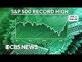 Stock market hits new heights amid optimism about Iran war resolution