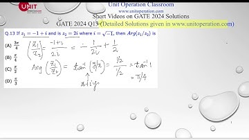 GATE 2024; Q 13: a Short Video on Solution