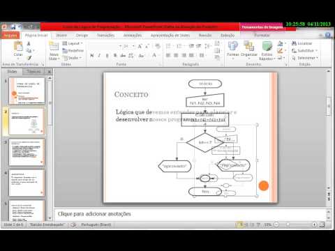Curso de Lógica de Programação - Aula 01 - Conceito e Algoritimos