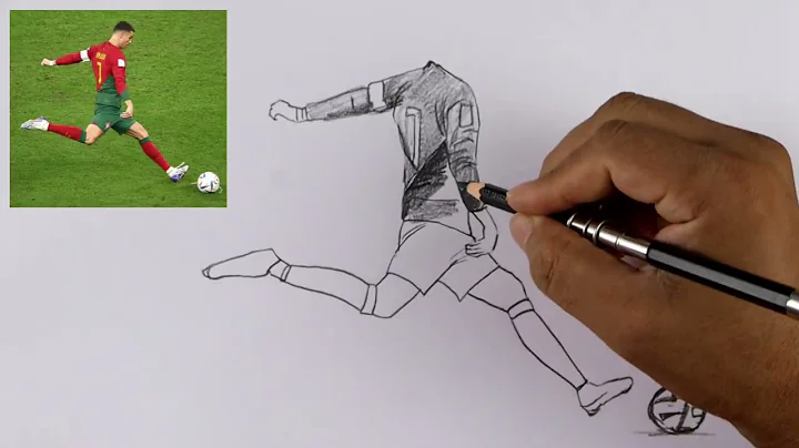 Cristiano Ronaldo | How to Draw  Ronaldo Step by Step | Easy Pencil Sketch Tutorial Video