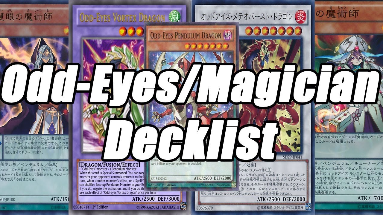 Odd-Eyes Pendulum Magicians Deck January 2017