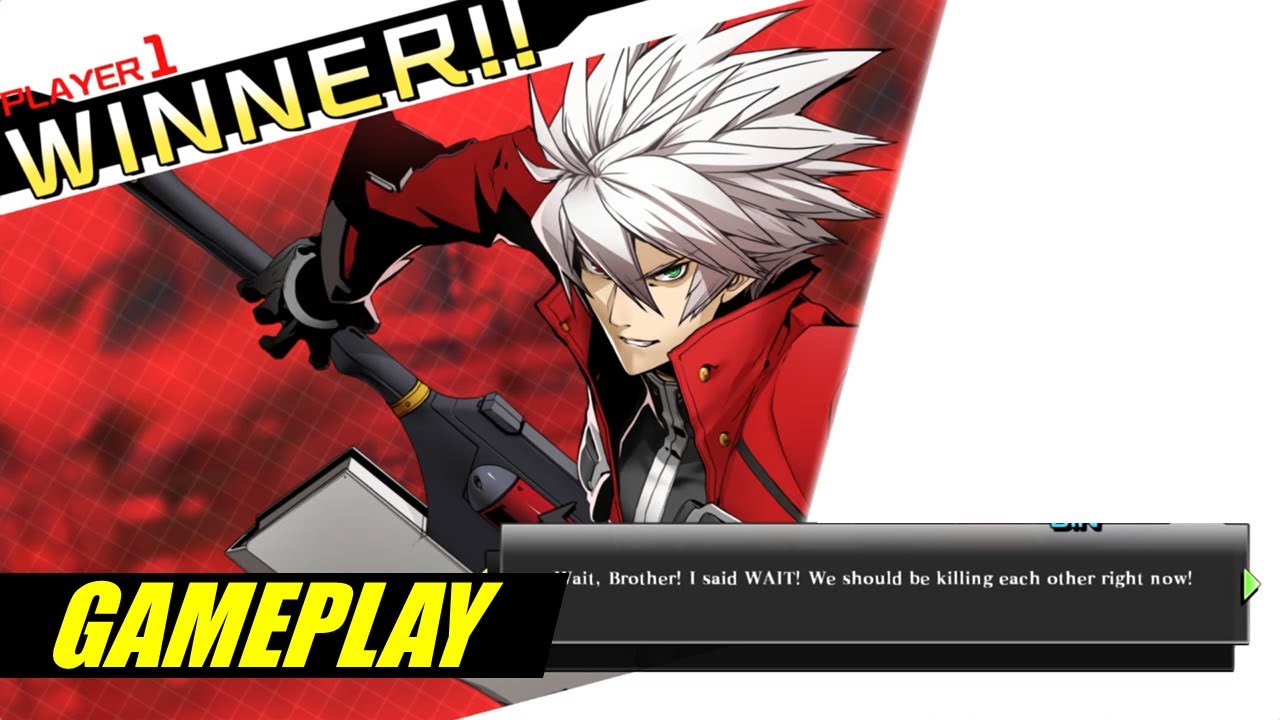 Ragna the Bloodedge's Gameplay in BlazBlue Cross Tag Battle YouTube