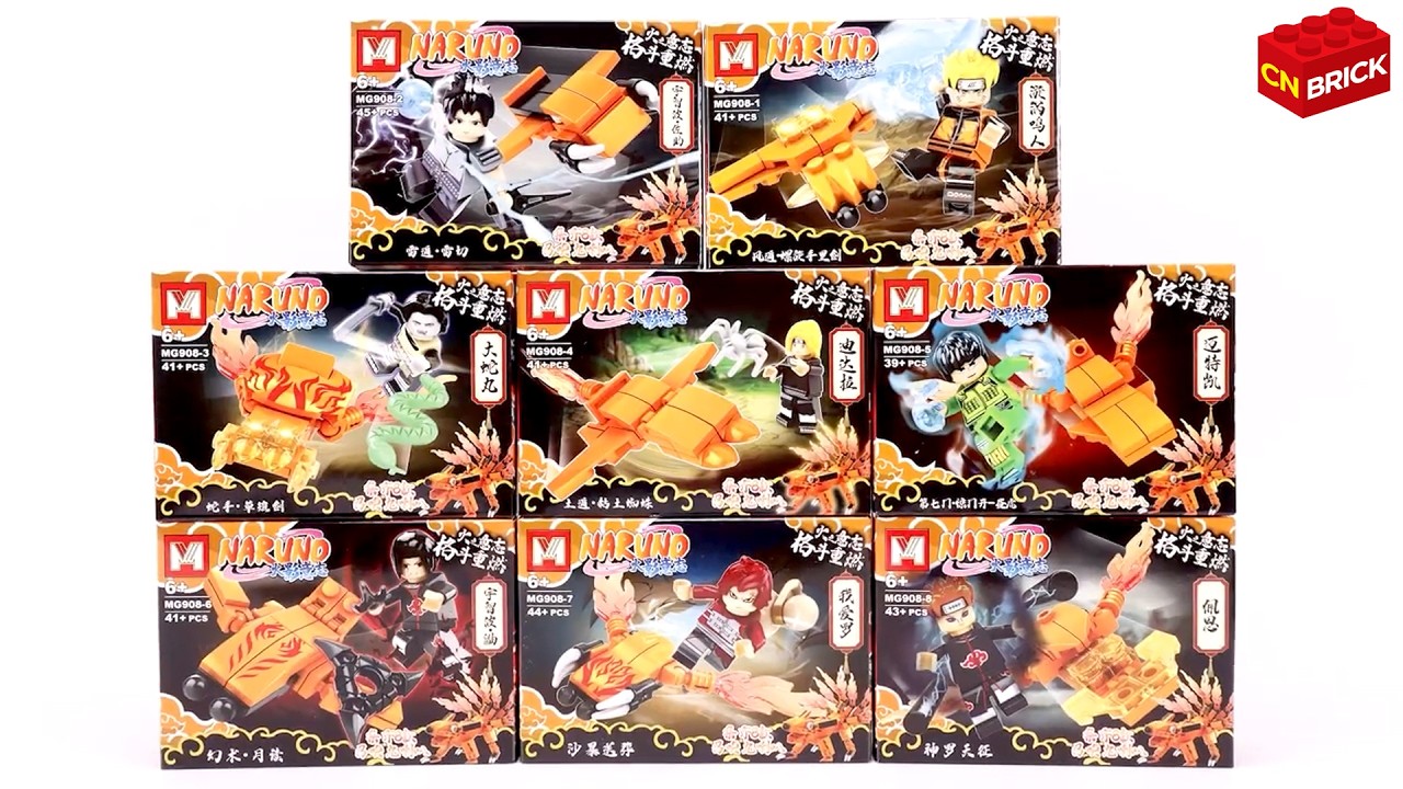 I Combined 8 Naruto Boxes Into Giant Kurama Mg908 Uoffical - YouTube