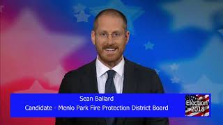 Sean Ballard -  Menlo Park Fire Protection District, Bd of Directors