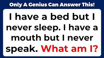 ONLY A GENIUS CAN ANSWER THESE 10 TRICKY RIDDLES | Riddles Quiz - Part 30