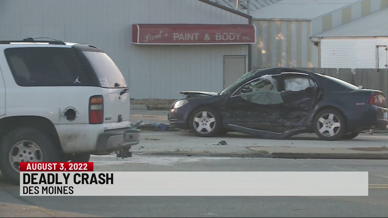 Des Moines man charged with vehicular homicide in August crash - YouTube