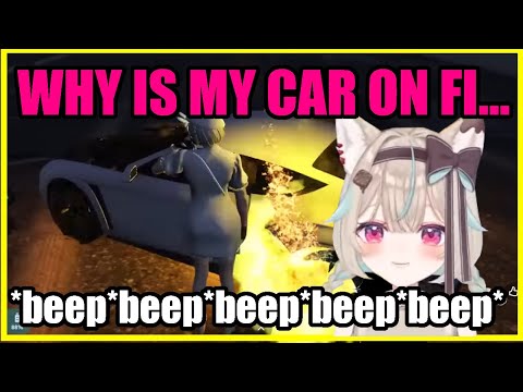 Just Konomi wondering why her car is on fire 【GTA Madtown S2】