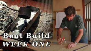 Lofting our boat drawings and pouring hot lead for our keel ballast - Free Range Boat Build Stage 1 by Free Range Living 14,533 views 5 months ago 16 minutes