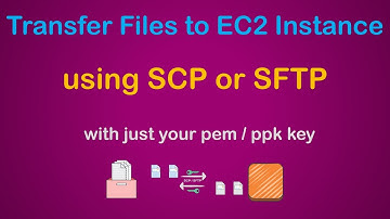 Transfer Files to EC2 Instance using SCP or SFTP with your pem or ppk key