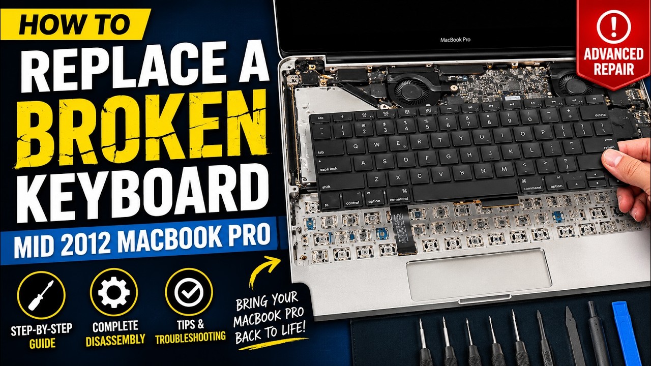 Mid-2012 MacBook Pro Keyboard Replacement Guide | Geeksphere + IT
