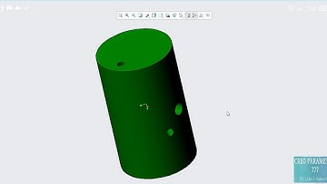 Creo Hole ( Radial, Diameter, Co-axial)