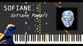 SOFIANE - Sofiane Pamart (Synthesia Tutorial | Piano sheet)