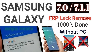 Part II Samsung Galaxy 7.0, 7.1.1 Frp bypass / Unlock  Without PC 100% | Samsung j7 prime Frp bypass