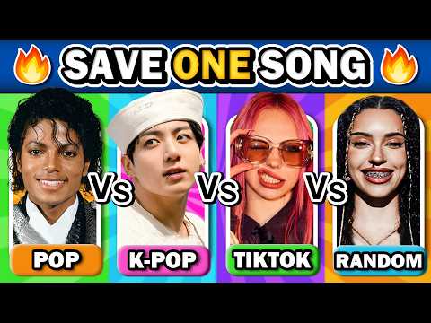 SAVE ONE SONG🎵 Pop vs K-Pop vs Tiktok vs Random Hits🔥 | Music Quiz 2026