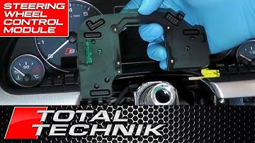 How to Remove Steering Wheel Control Module COMPLETE GUIDE | Audi A4 S4 RS4 | B6 B7 (2001-2008)