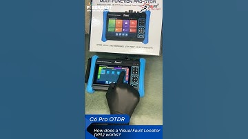 C6 OTDR with Built-In VFL | Instantly Detect Fiber Breaks & Bends in the Field #C6OTDR #fibershot