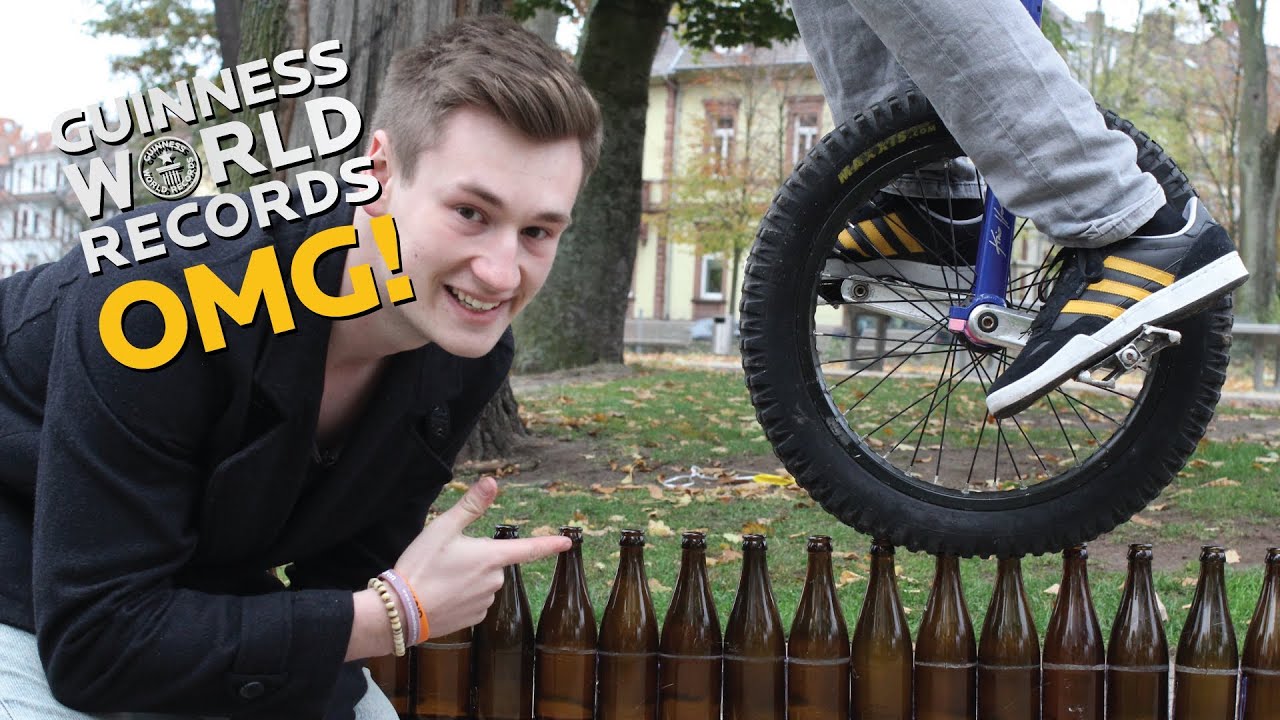 Beer Bottle Unicycle Record Holder // On The Road (Ep19) YouTube