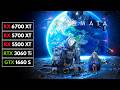 5 GPUs | PRAGMATA | RX 6700 XT, RTX 3060 Ti, RX 5700 XT, GTX 1660 Super, RX 5500 XT