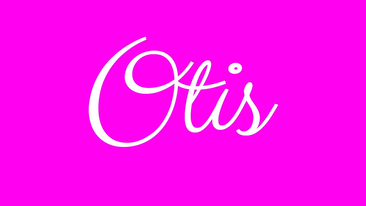 Learn How To Sign The Name Otis Stylishly In Cursive Writing YouTube learn-how-to-sign-the-name-otis-stylishly-in-cursive-writing-youtube