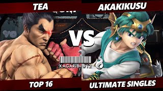Kagaribi 12 - Akakikusu (Hero) Vs. Tea (Kazuya) Smash Ultimate - SSBU