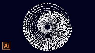 Stereoscopic Ring Text Effect in Adobe Illustrator | DesignMentor